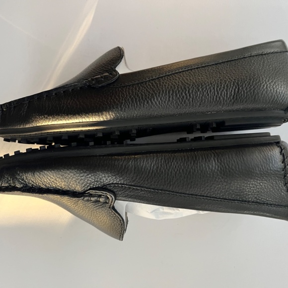 Aerosols Over Drive Black Leather Loafers 5.5 - Picture 2 of 8